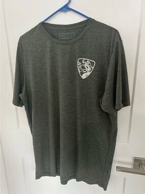 Tree House Brewing Company Men's Short-Sleeve Performance Shirt - Olive Green L